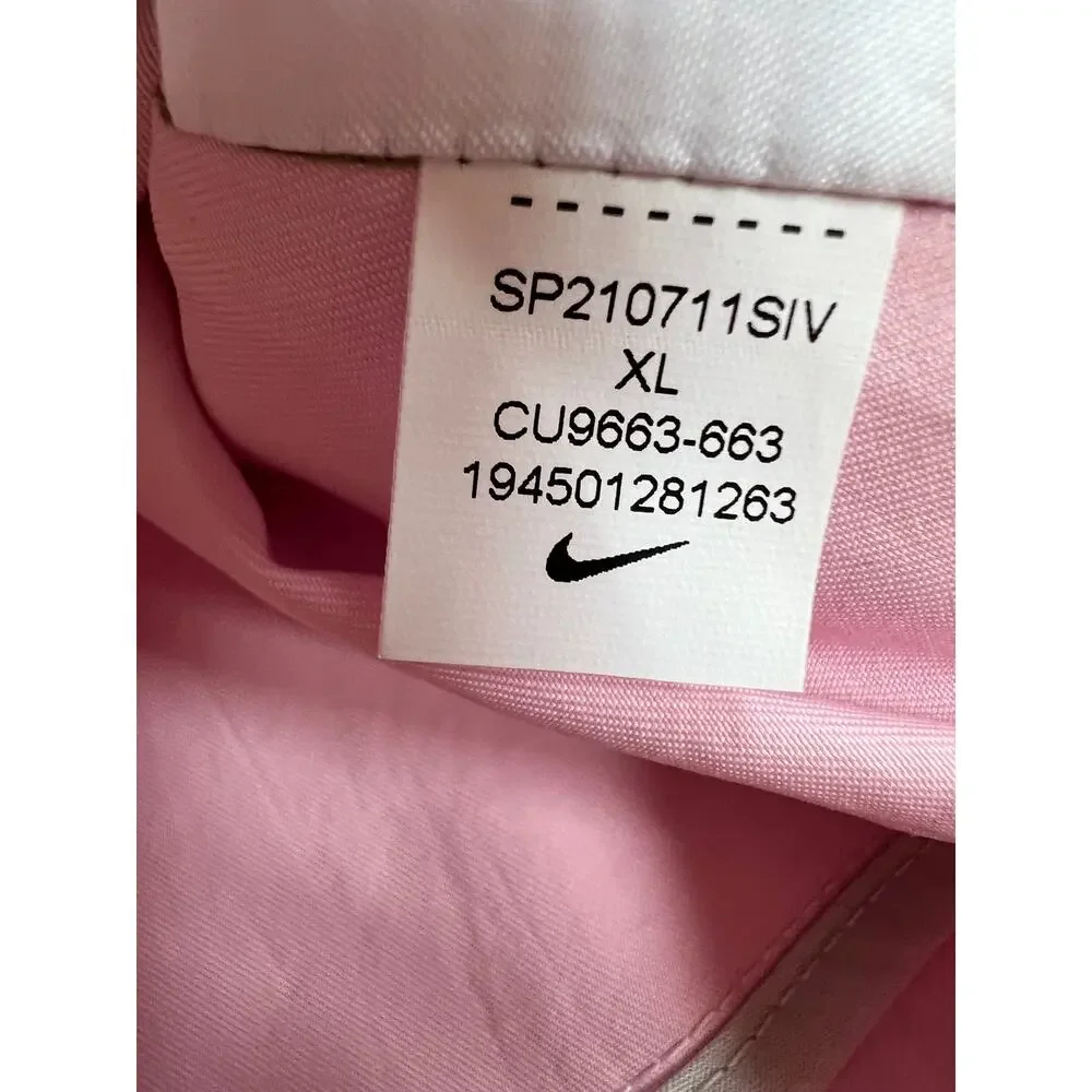 Nike Pink Foam Repel Anorak Golf Jacket CU9663-663 Women's XL